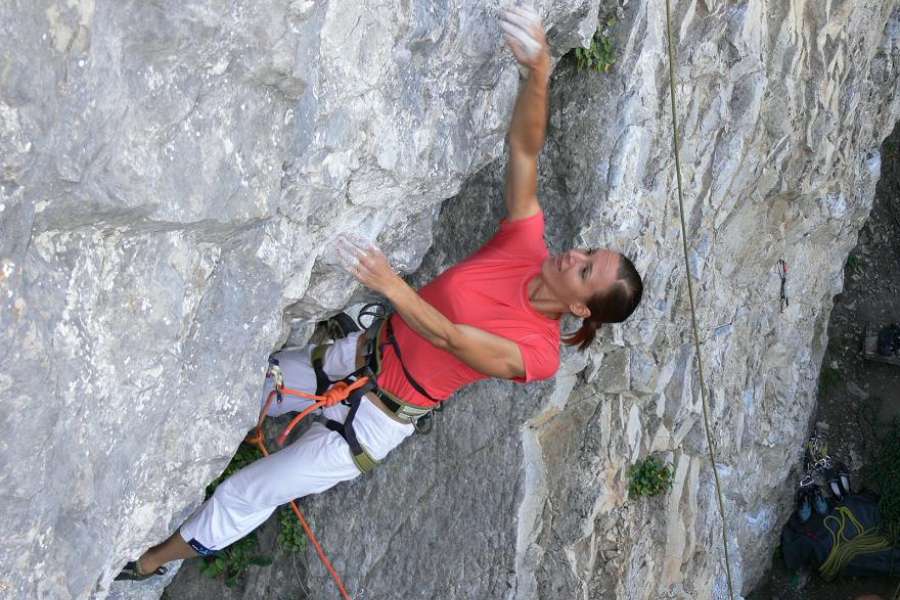 Qspinanie na Jarońcu - 'Myszki', trudność IX-IX