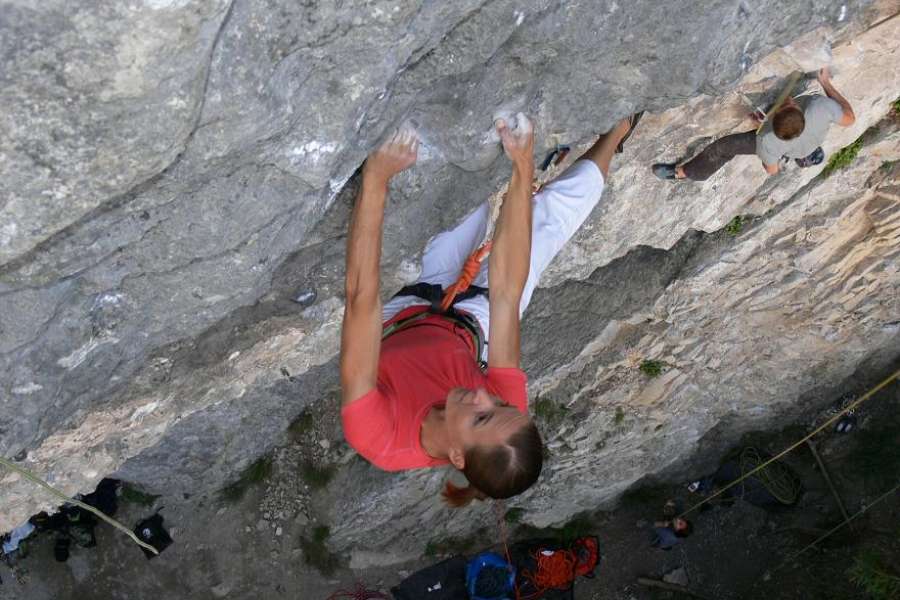 Qspinanie na Jarońcu - 'Myszki', trudność IX-IX