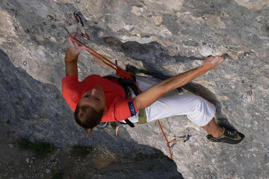 Qspinanie na Jarońcu - 'Myszki', trudność IX-IX