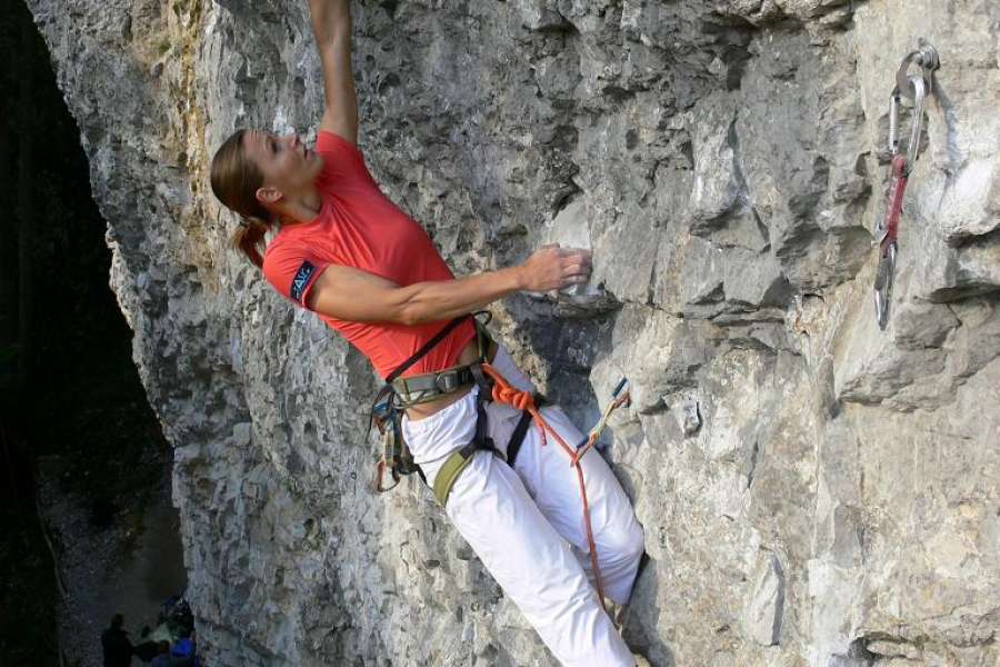 Qspinanie na Jarońcu - 'Myszki', trudność IX-IX