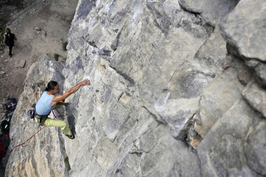 Klaudia Tasz na drodze 'Gdzie są D... z Tamtych Lat', trudność IX