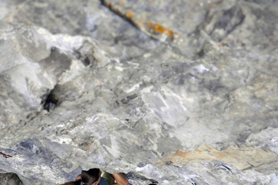 Klaudia Tasz na drodze 'Gdzie są D... z Tamtych Lat', trudność IX