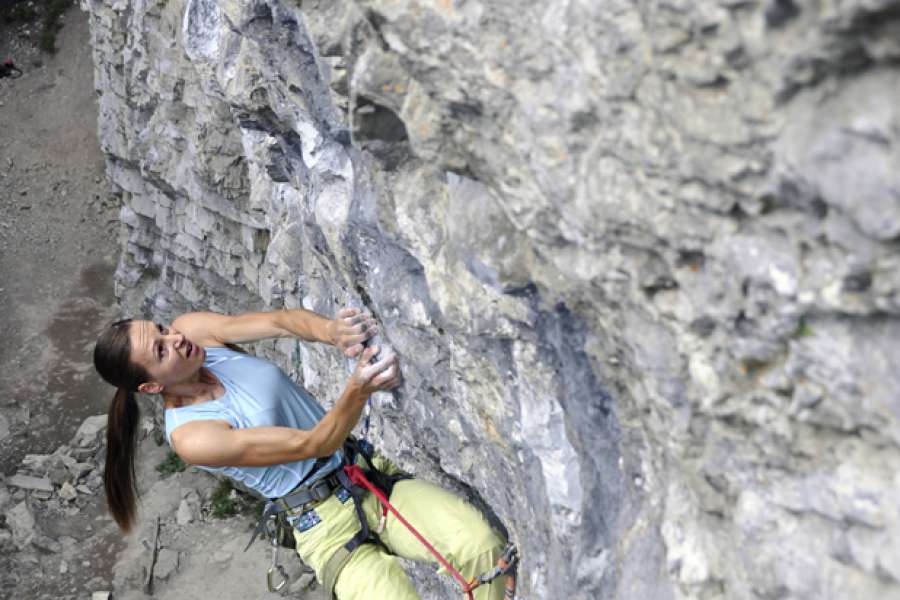 Klaudia Tasz na drodze 'Gdzie są D... z Tamtych Lat', trudność IX